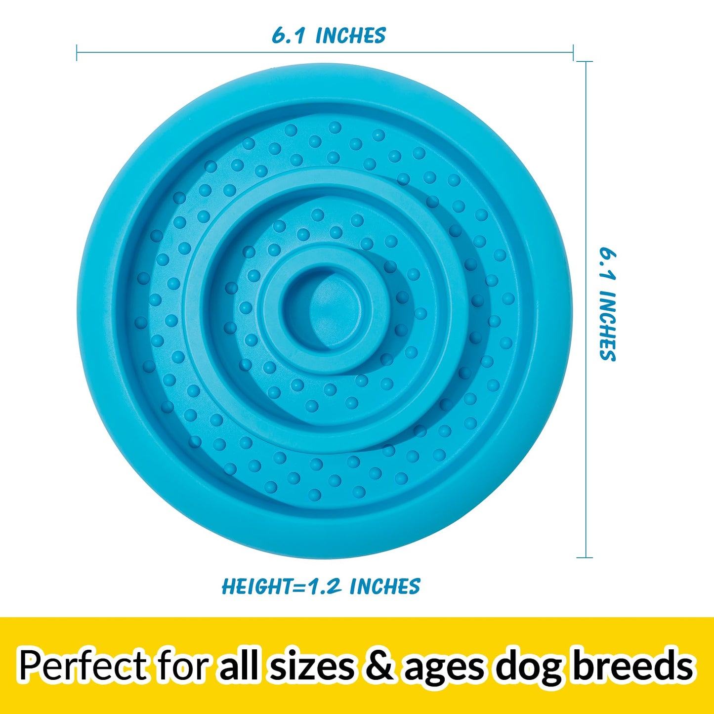 Pawnana Slow Feeder Lick Mat for Dogs Keep Them Busy Natural Mat