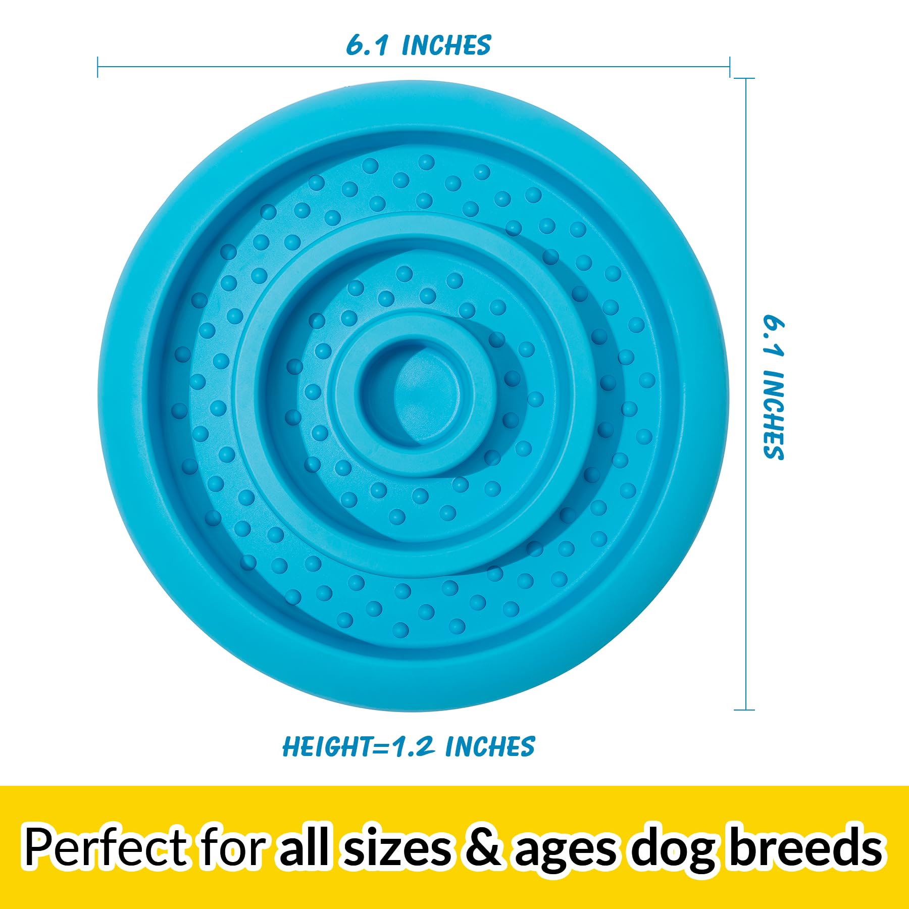 Pawnana Slow Feeder Lick Mat for Dogs Keep Them Busy Natural Mat