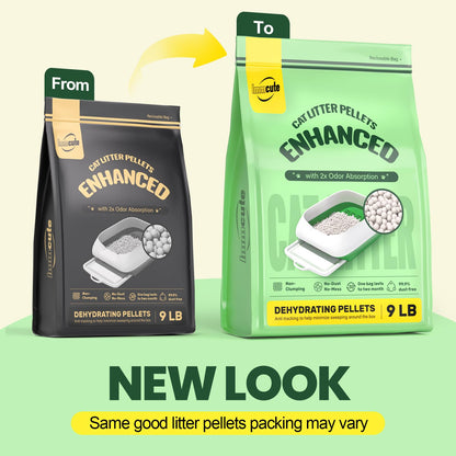 Enhanced Cat Litter Pellets Long-Lasting Odor Control, Generic Litter