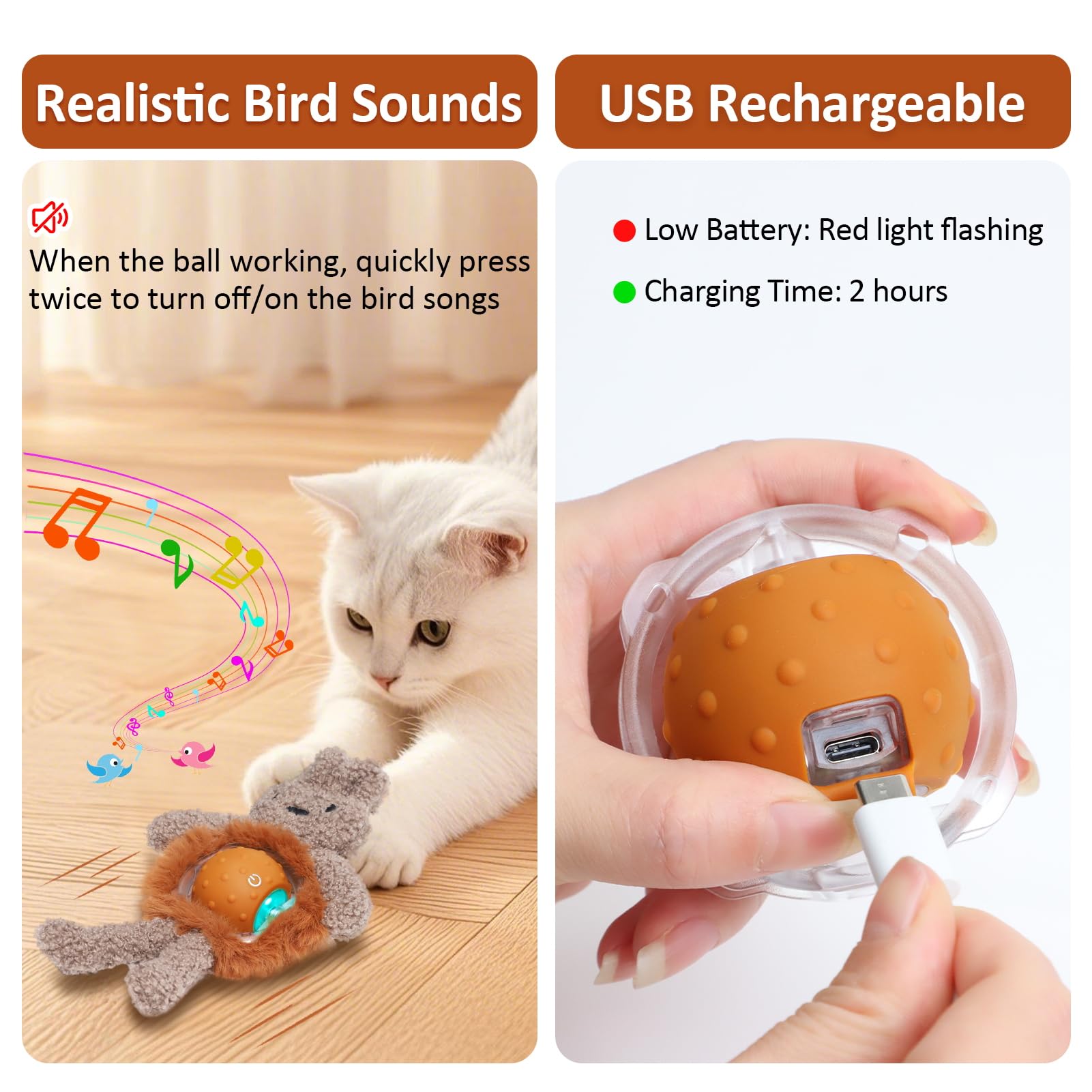 Sofolor Interactive Cat Toys for Indoor Cats, Electric Cat Mouse Toy