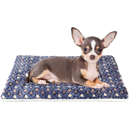 Mora Pets Dog Bed Crate Pad Ultra Soft Pet Bed with Cute Star Crate