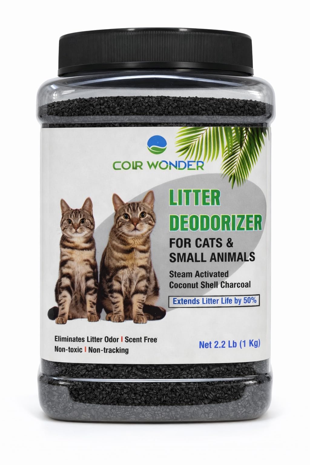 Coir Wonder Cat Litter Deodorizer Activated Carbon Odor Eliminator Box