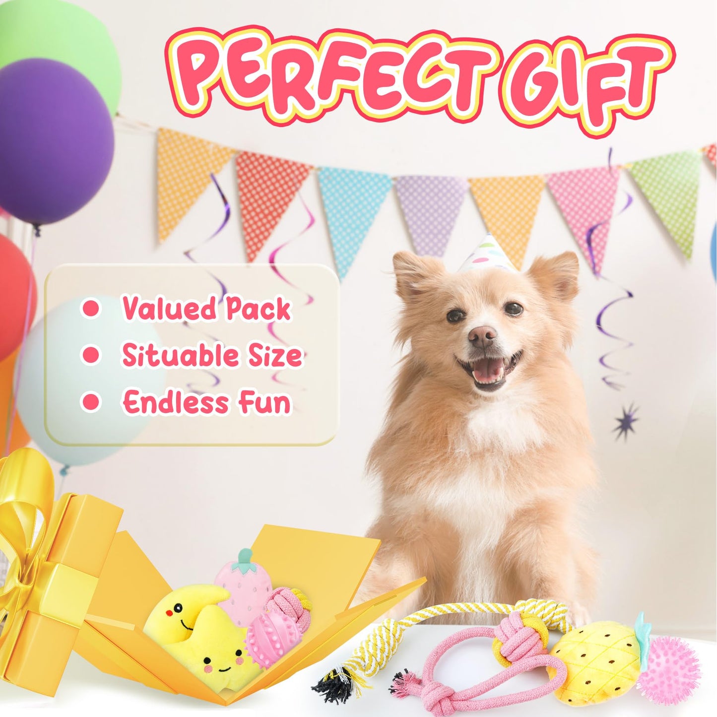 XIUGOAL Puppy Toys for Teething 23 Pack Puppy Chew Toys for Chew