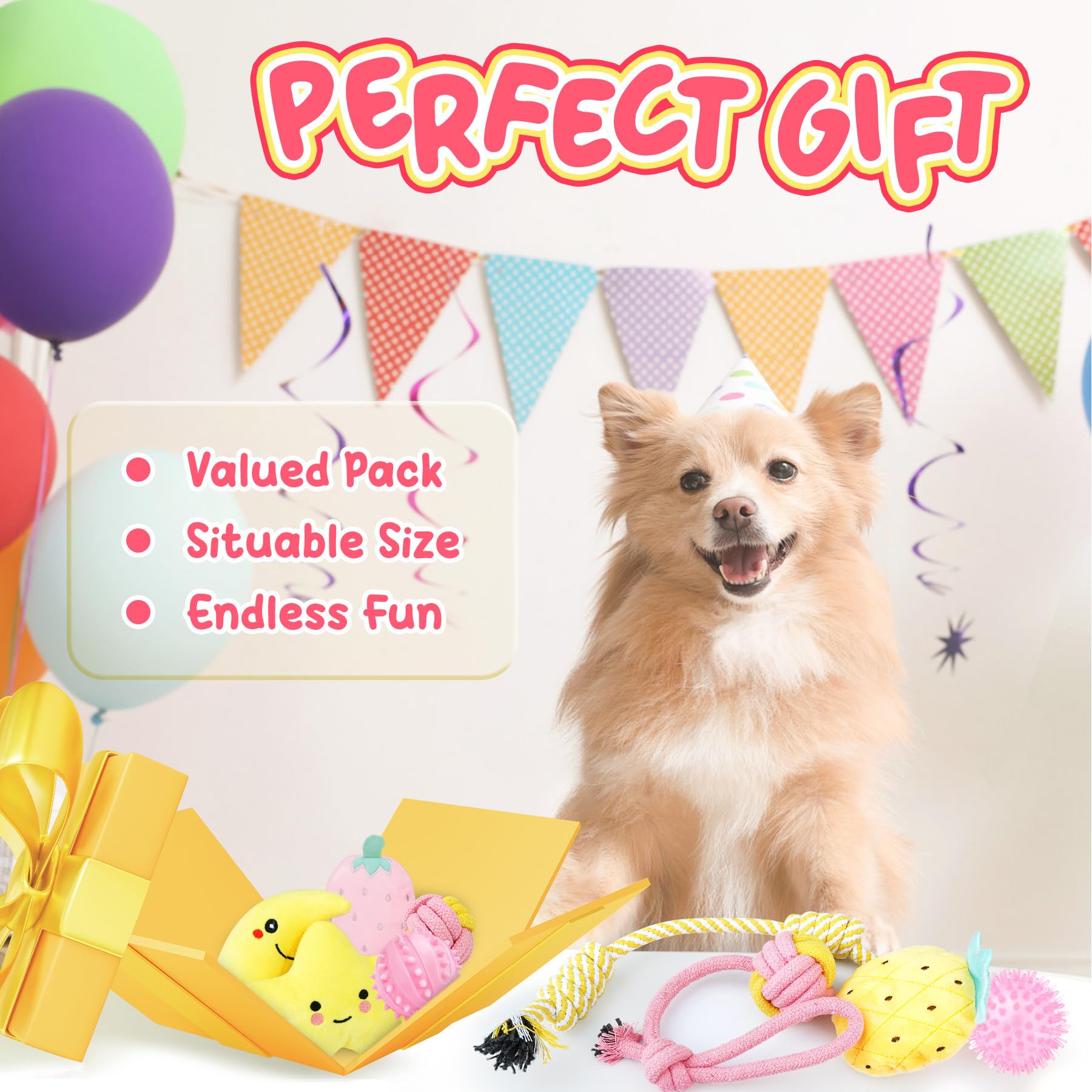 XIUGOAL Puppy Toys for Teething 23 Pack Puppy Chew Toys for Chew