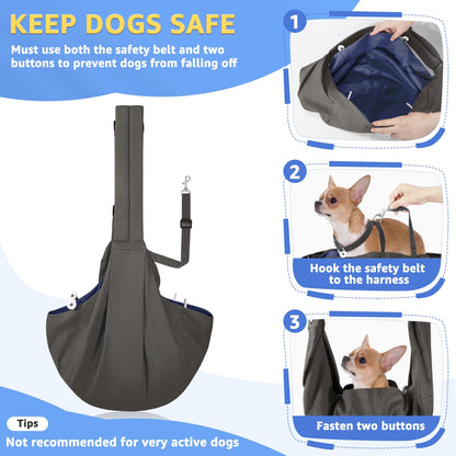 SlowTon Dog Carrier Sling Thick Padded Shoulder Strap Carriers