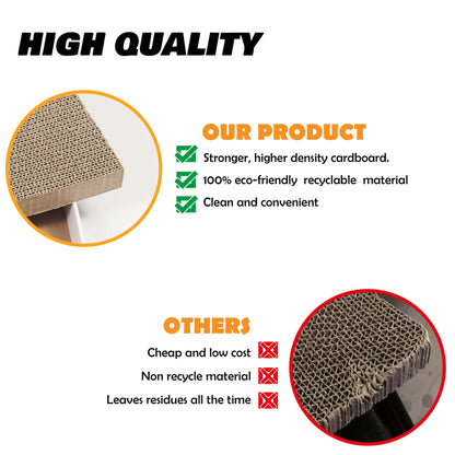 Cardboard Scratcher Pad Scratching Post:Smartbean 3PCS Pad