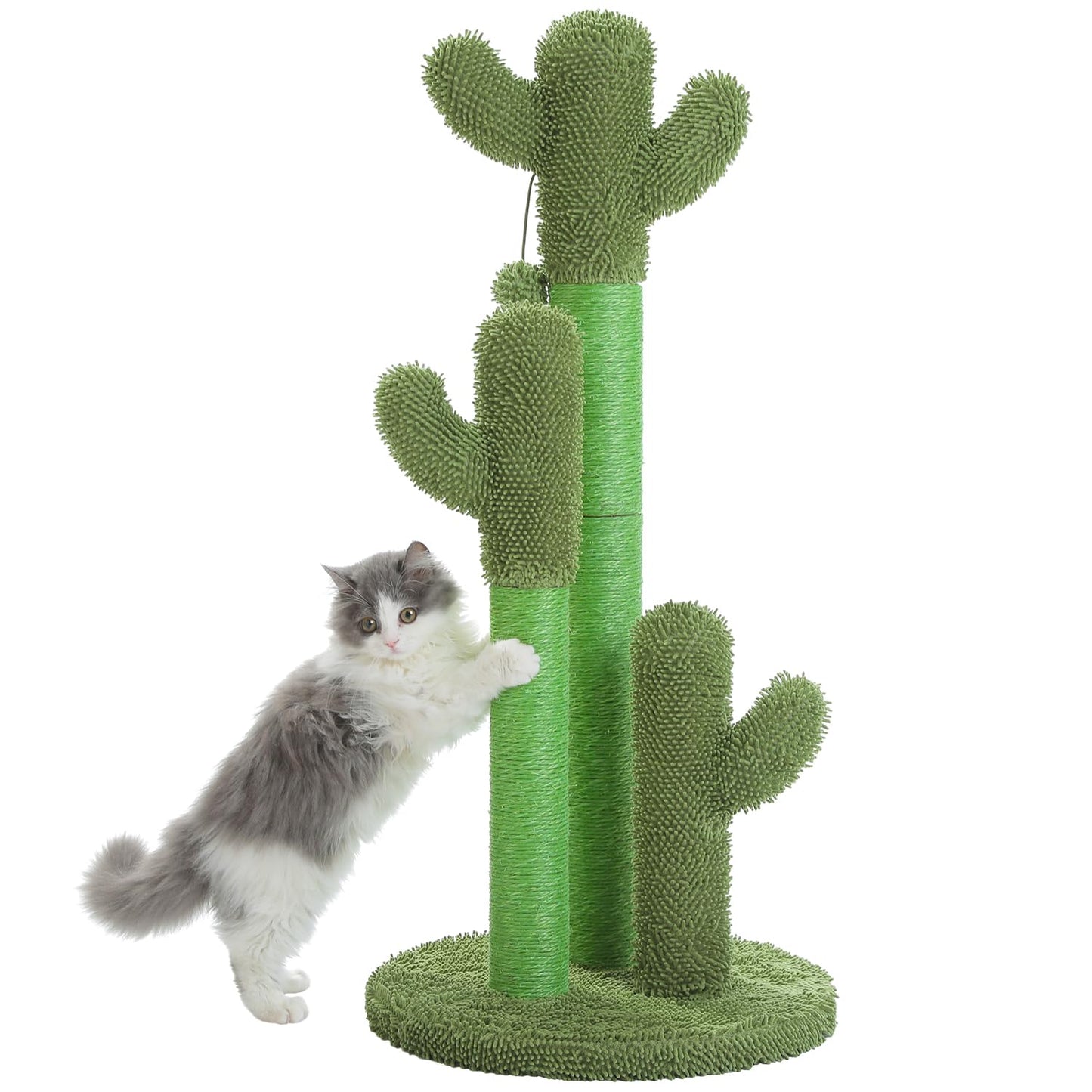 PAWZ Road Cat Scratching Post Cactus Cat Scratcher Featuring Scratcher