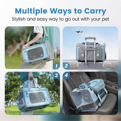 Pawaii Airline Approved Cat Carrier, Cat, Dog Carrier with ID Carrier