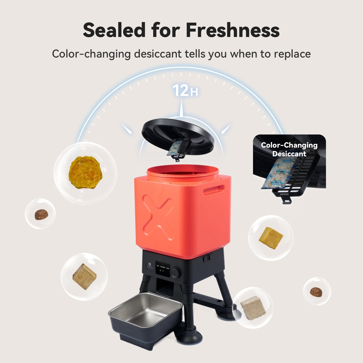 Automatic Dog Feeder for Large Breed Extra Large Capacity Bowl