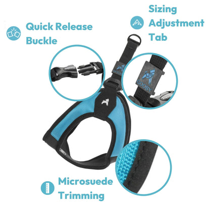 Gooby Escape Free Easy Fit Harness Small No Pull Step-in Harness
