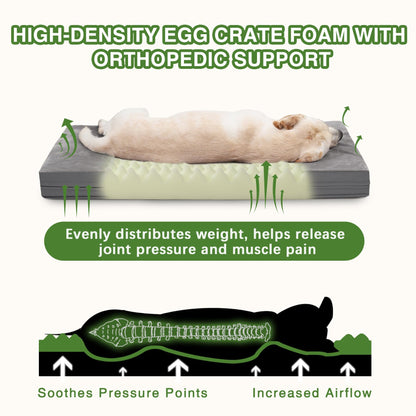 Waterproof Small Dog Bed Crate Pad Outdoor Washable Puppy Bed Crate
