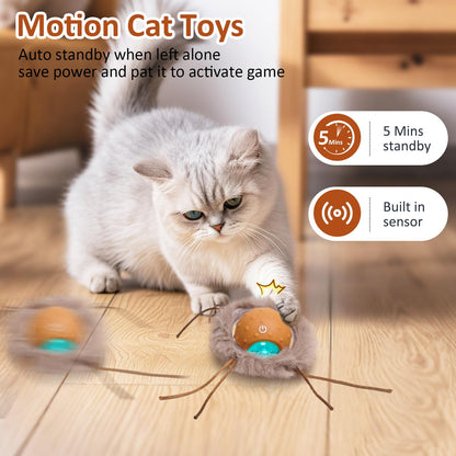 Sofolor Interactive Cat Toys for Indoor Cats, Electric Cat Mouse Toy