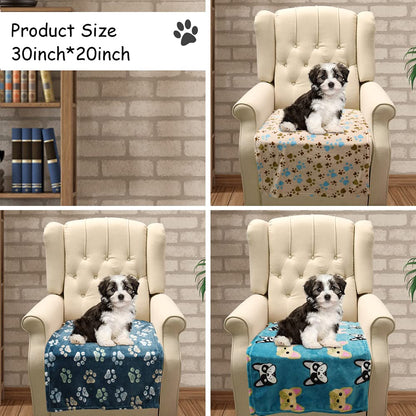 Rezutan Dog Blanket for Medium Dogs, 1 Pack 3 Soft Cat Puppy Crate