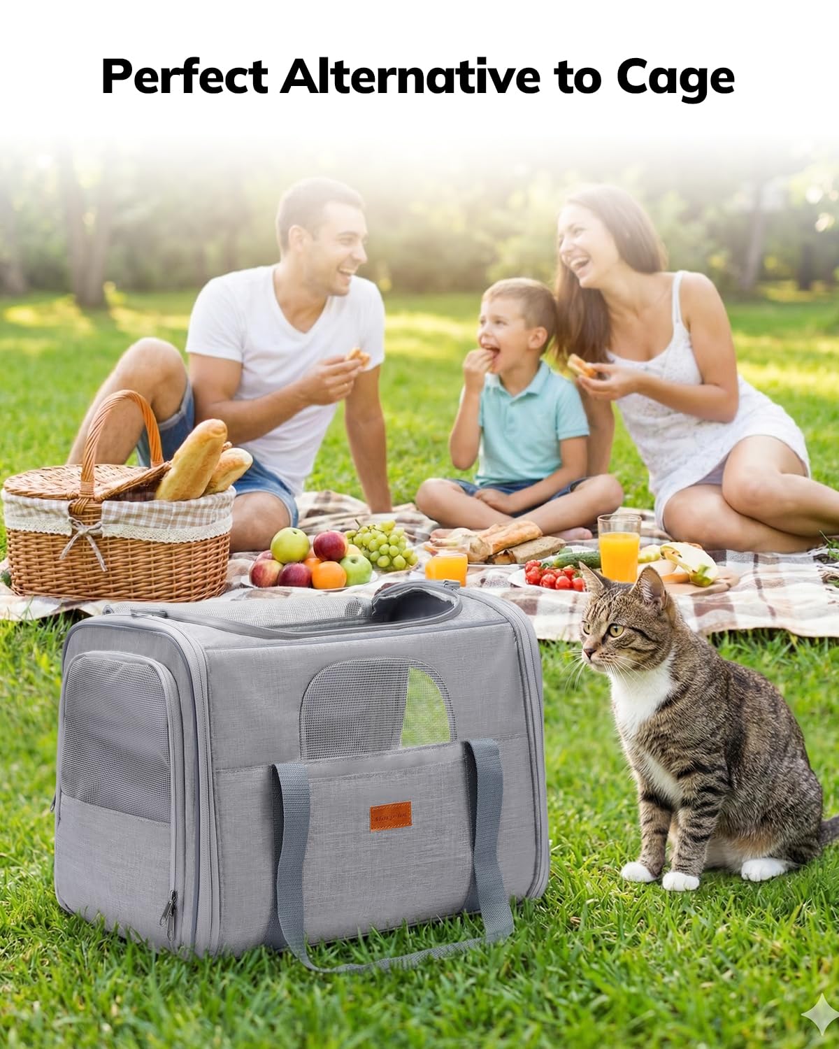 Morpilot Portable Cat Carrier Soft Sided Cat Carrier