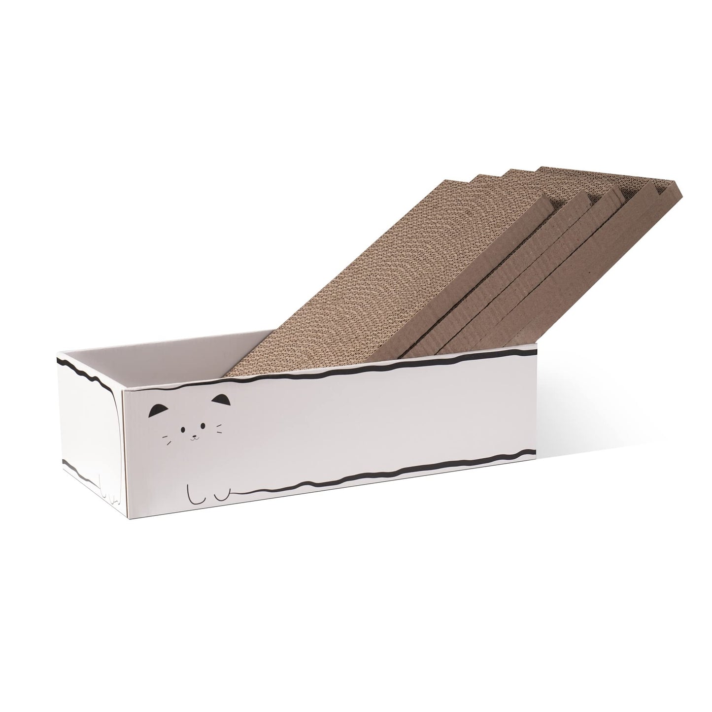 Smartbean Cat Scratcher, L x W x H, Reversible Design for Scratcher