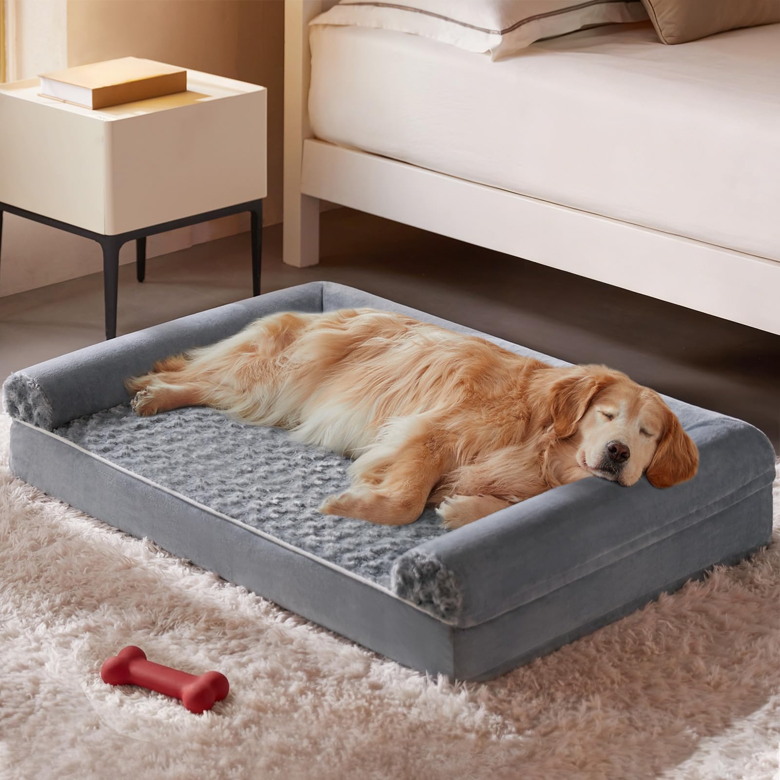 BFPETHOME Dog Beds for Large Dogs, Orthopedic Dog Bed