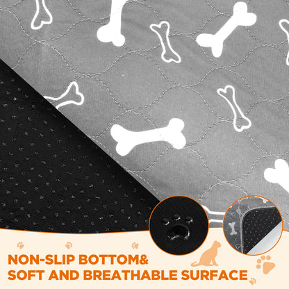 Baodan Washable Pee Pads for Dogs, 2 Pack Large Reusable Puppy Mat