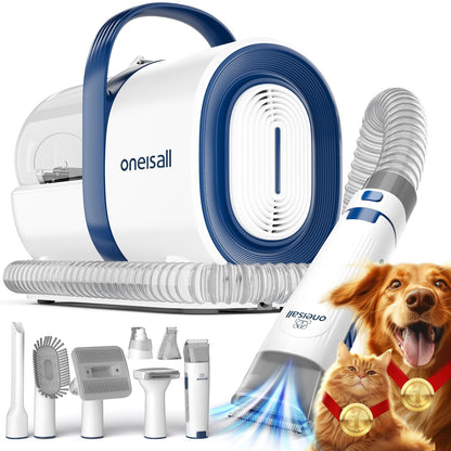 oneisall Dog Grooming Vacuum, Pet Grooming Vacuum with Clipper Clipper