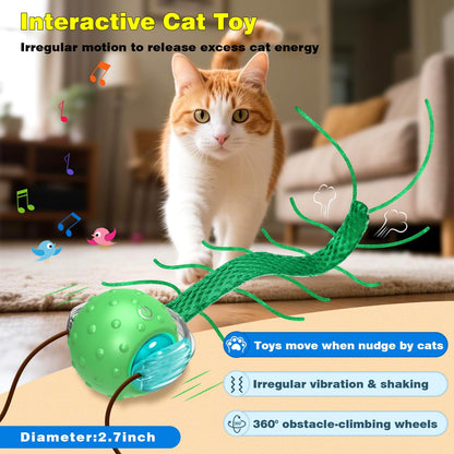 Saolife Interactive Cat Toys for Indoor Cats, Moving Cat Ball