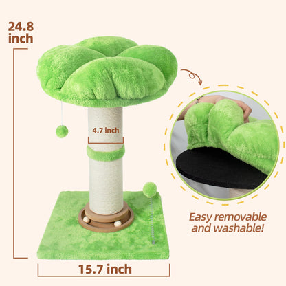Fantasreen Scratching Post Tall Cat Scratcher for Indoor, Tree