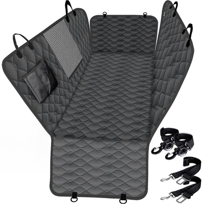 Lassie Truck Car Seat Covers, Waterproof Dog Hammock with 2 Seat Seat