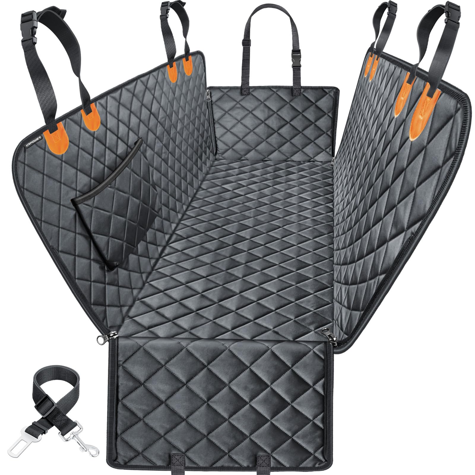 URPOWER Dog Car Seat Cover for Pets Waterproof Seat Cover Hammock Seat