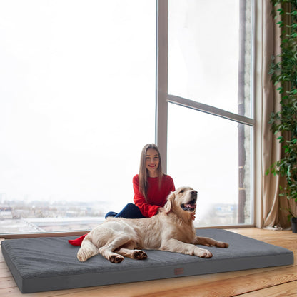 MIHIKK Waterproof Human Dog Bed Orthopedic Dog Beds for Crate