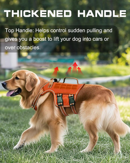 Tactical Dog Harness Medium Sized, Heavy Duty No Pull Dog Harness
