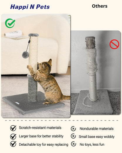 Happi N Pets Cat Scratching Post, Cat Scratcher for Indoor Scratcher