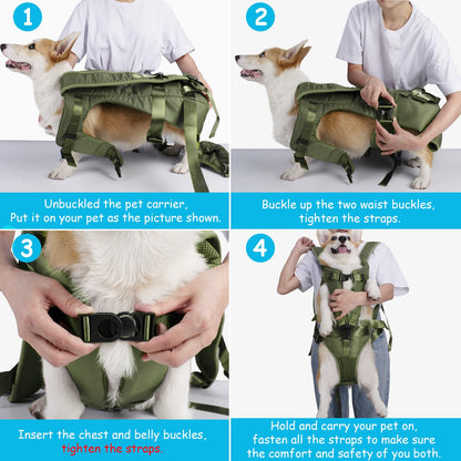 PetBonus Pet Front Dog Carrier Backpacks, Adjustable Pet Backpack