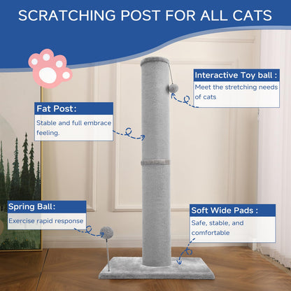 Cat Scratching Post Carpet Scratching Post 41" for Indoor Scratcher
