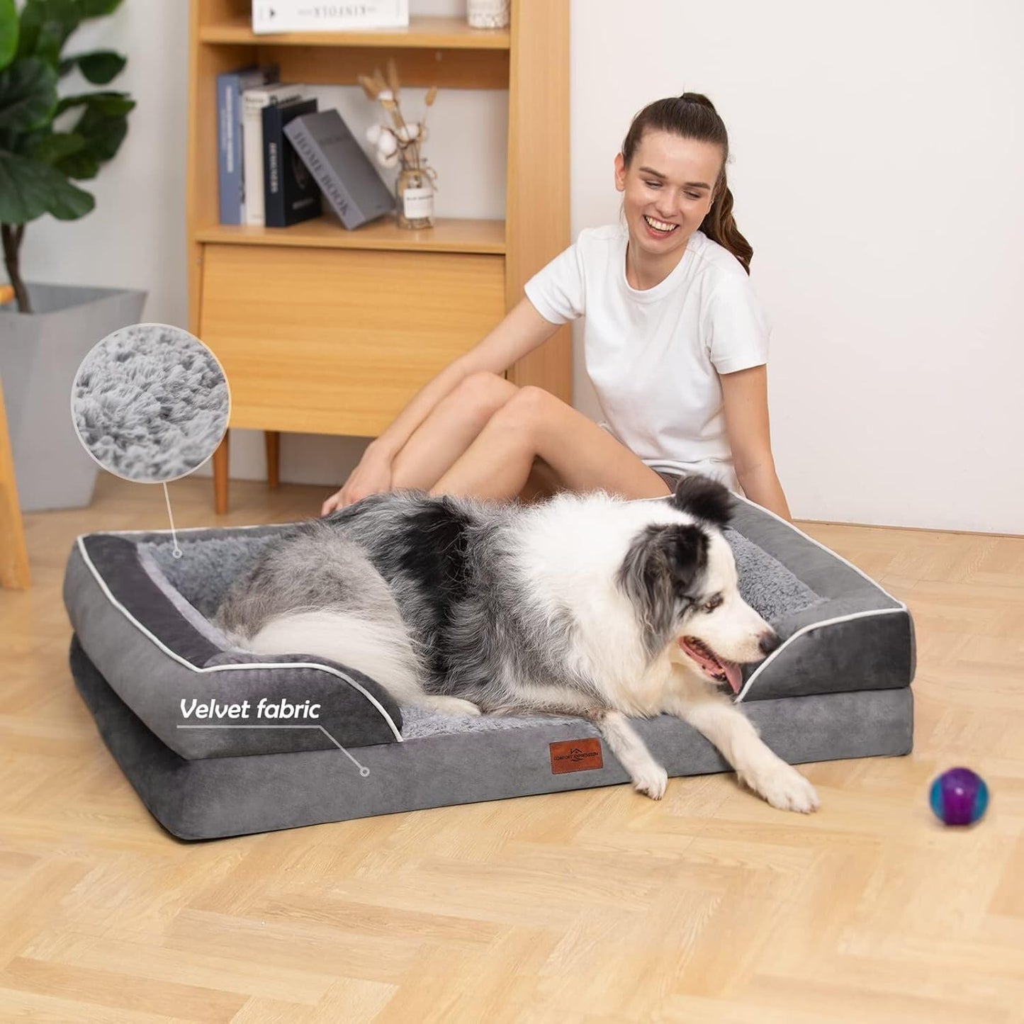 Comfort Expression Orthopedic Dog Bed for Extra Large Dogs Bed