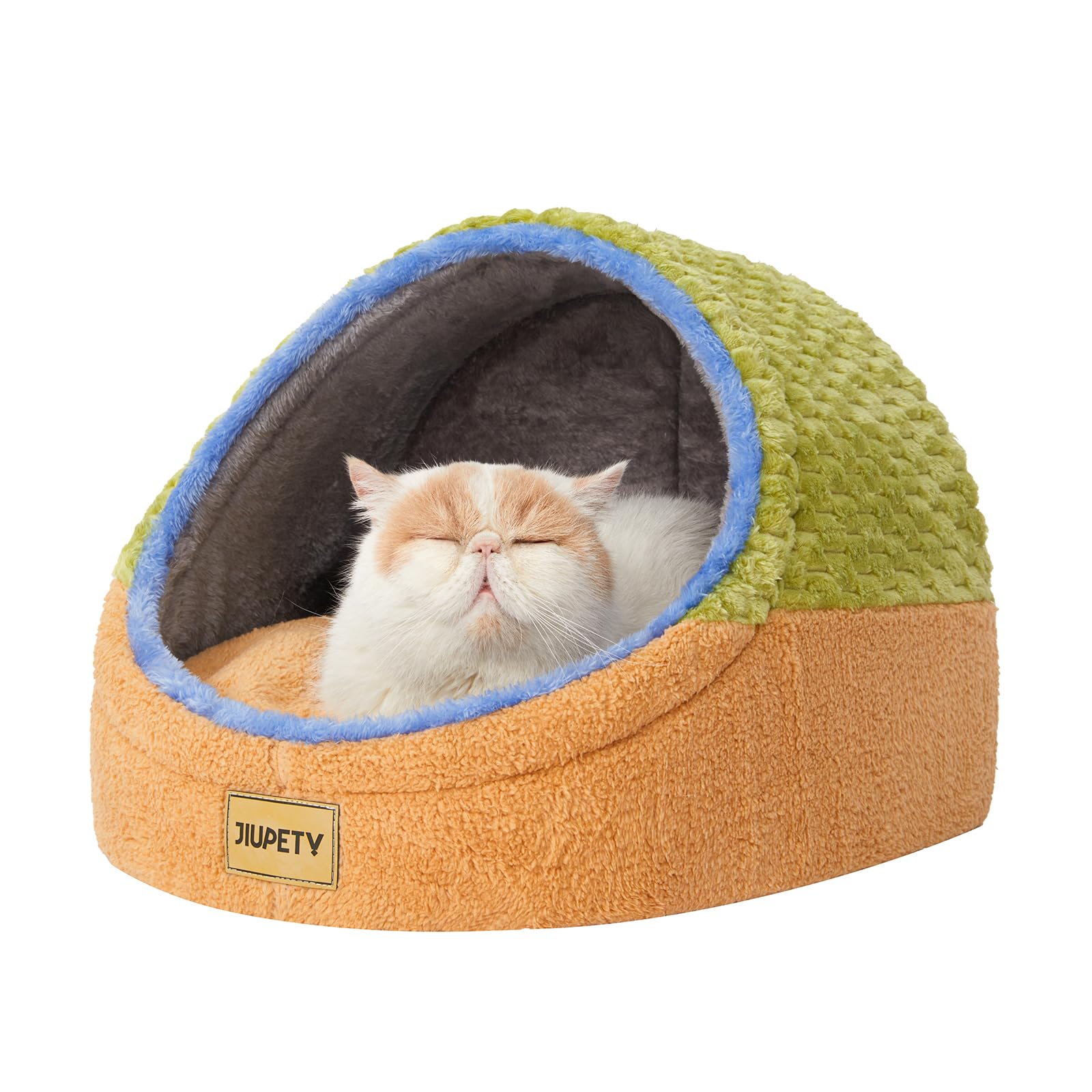 Jiupety Cute Cat Beds for Indoor Cats, Cave Bed for Kittens, Bed