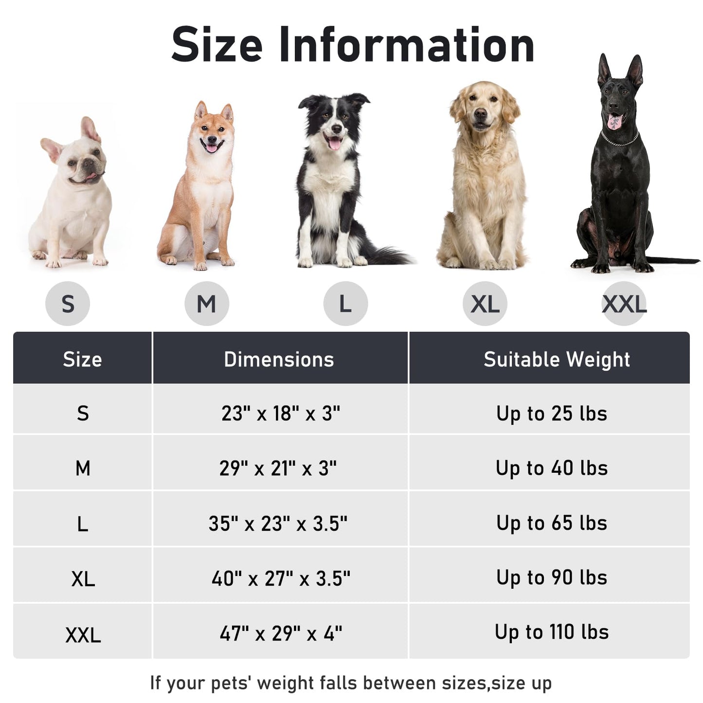 FURTIME Washable Small Dog Bed, Deluxe Dog Crate Beds Comfy Crate
