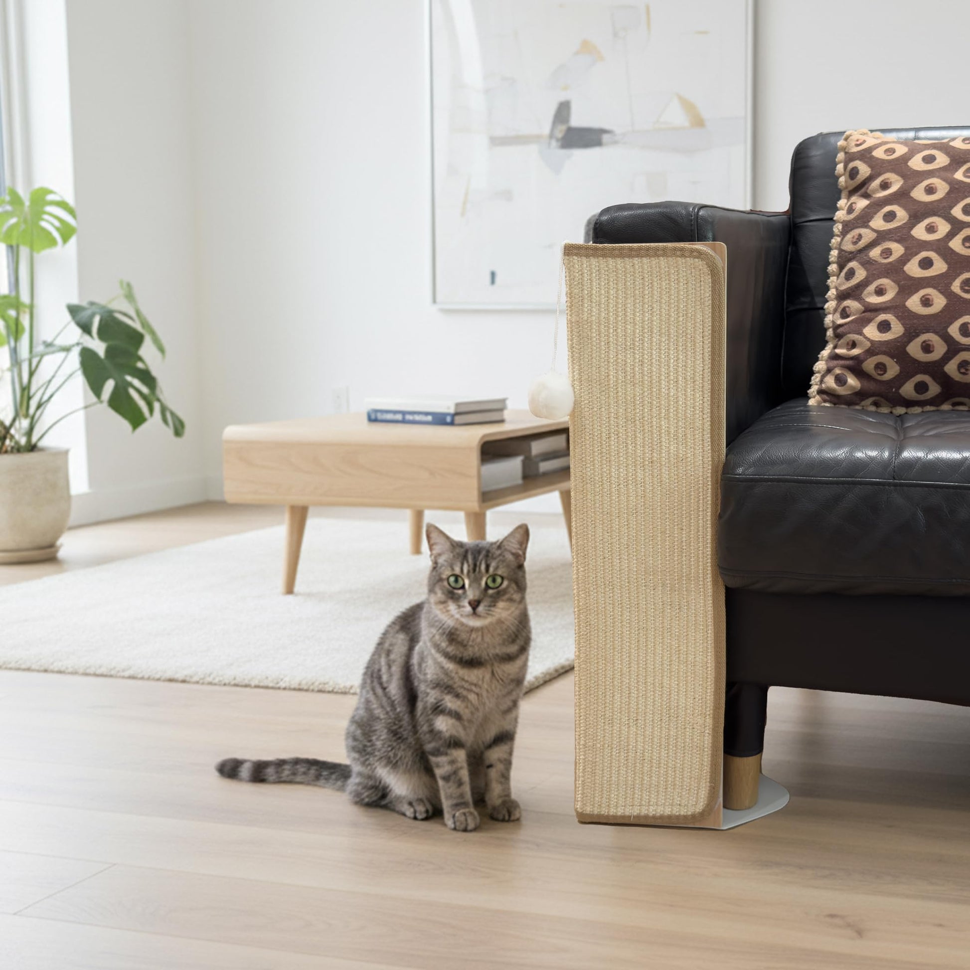 PETKARAY Under-Furniture Cat Scratcher, 23.6'' Sisal Furniture