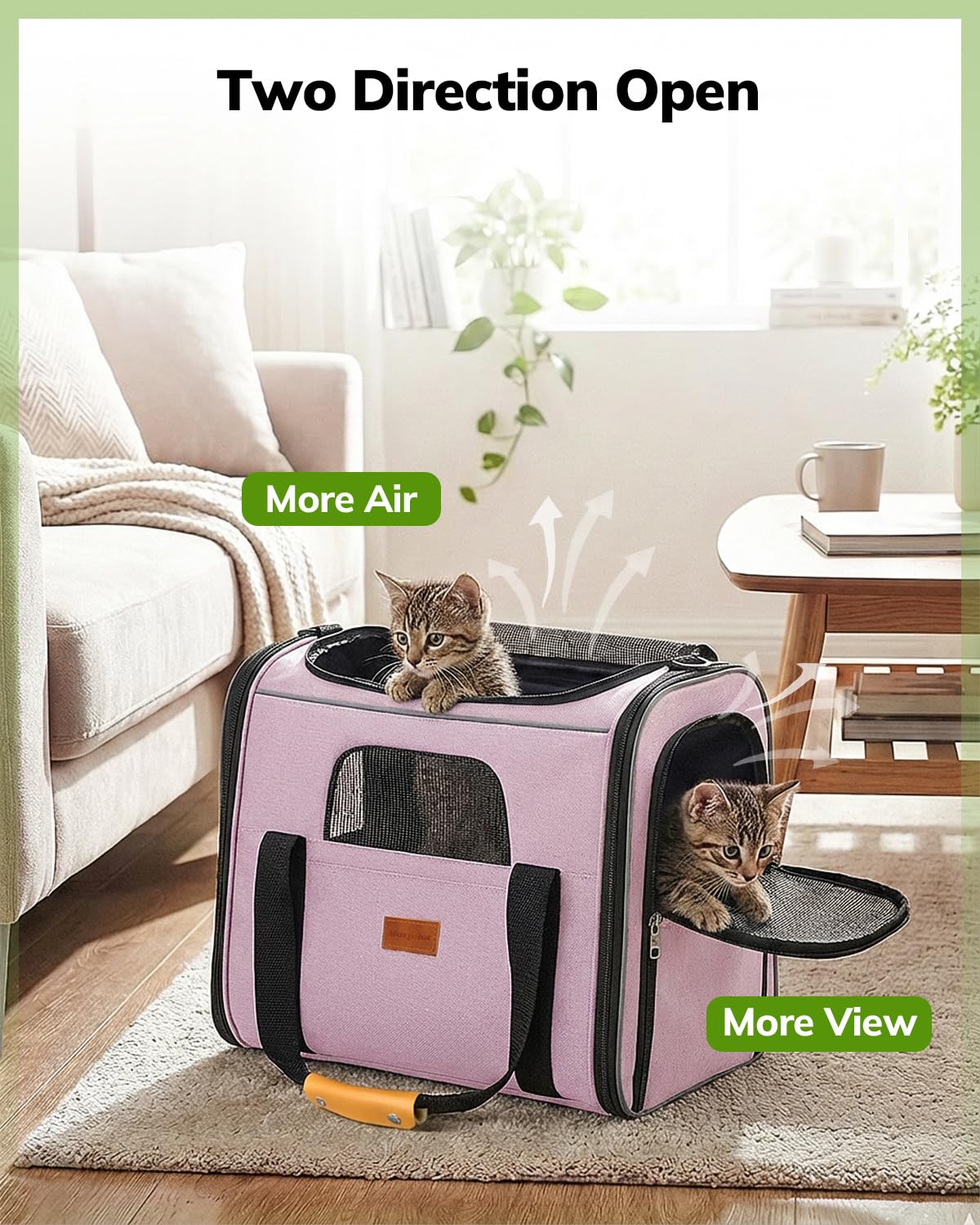 Morpilot Portable Cat Carrier Soft Cat Carrier