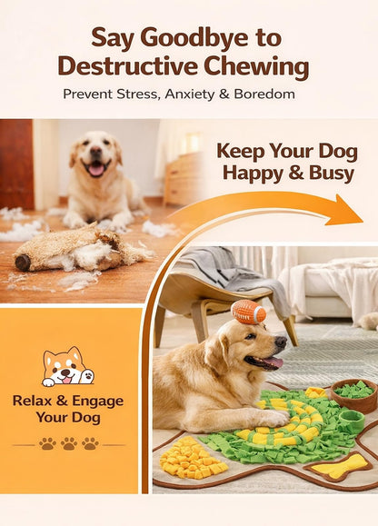 HOPET Snuffle Mat for Dogs Large Breed, x28.3'' Interactive Puzzle