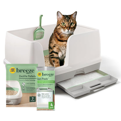 Purina Tidy Cats Litter System, Non-Clumping, Breeze XL Odor Box