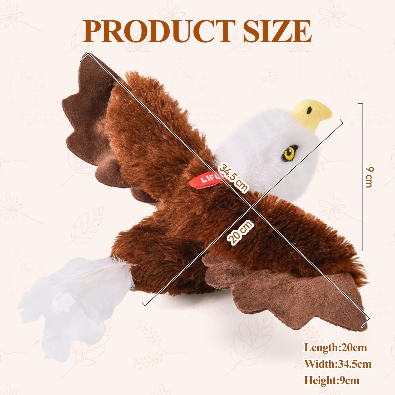 LIFLIX Flappy Bird Cat Toy, Interactive Flapping Chirping Cat Toys