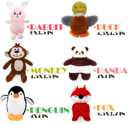 SHARLOVY Dog Squeaky Toys for Small Dogs,Stuffed Animal Puppy Plush