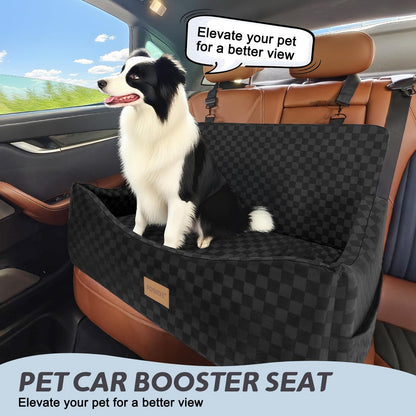 JOEJOY Dog Car Seat for Medium/Large Dogs Reversible Dual-Sided Seat