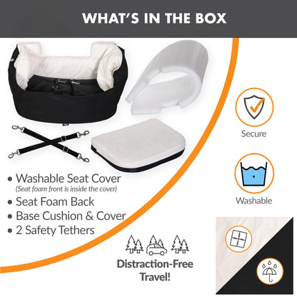 K&H Pet Products Bucket Booster Dog Car Seat for Small Dogs, Seat Seat