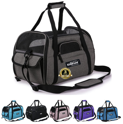 EliteField Soft Pet Carrier (3 Year Warranty, Airline Approved) Bag
