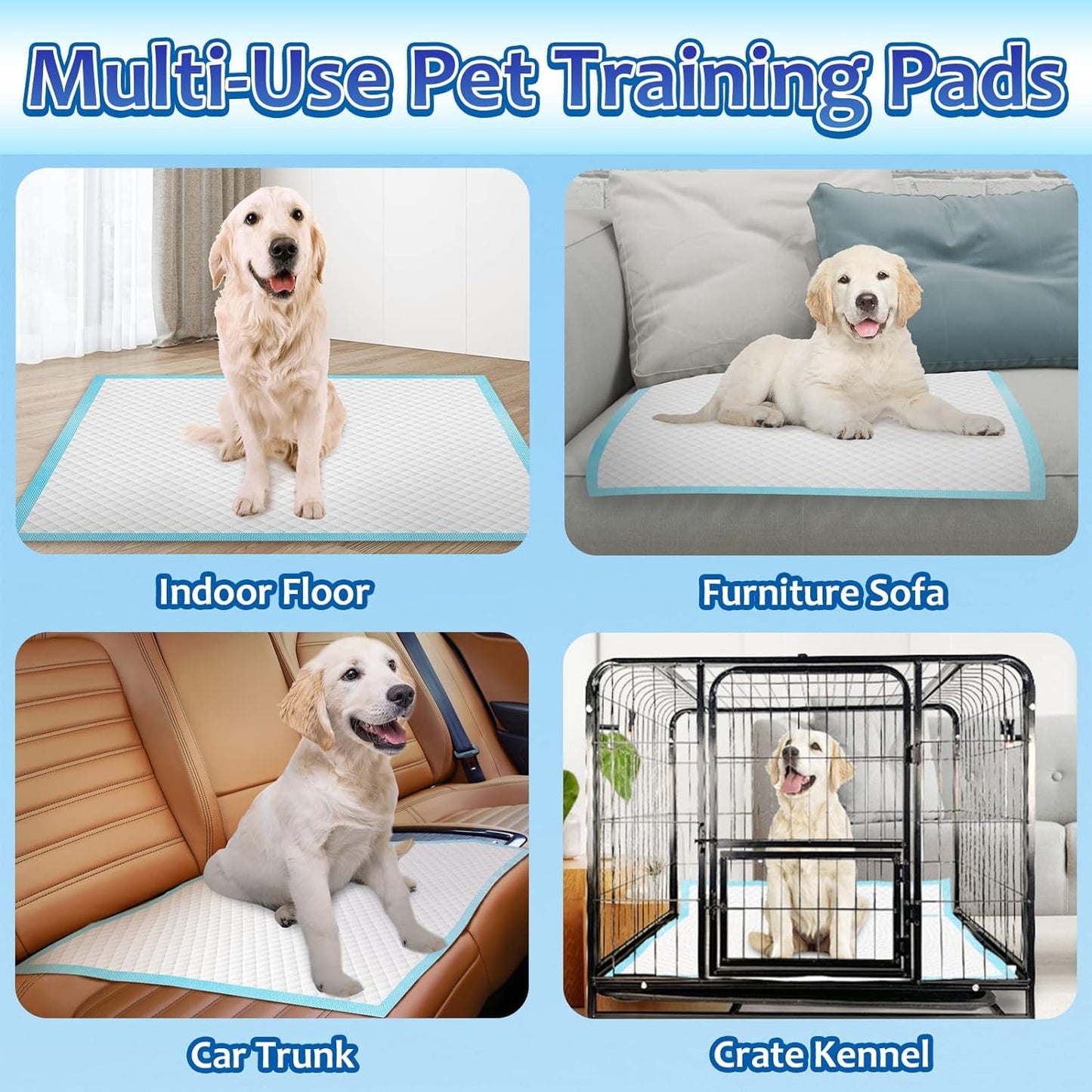 Dogcator Dog Pee Pads Extra Large x36", 30 Count Super Absorbent Bed