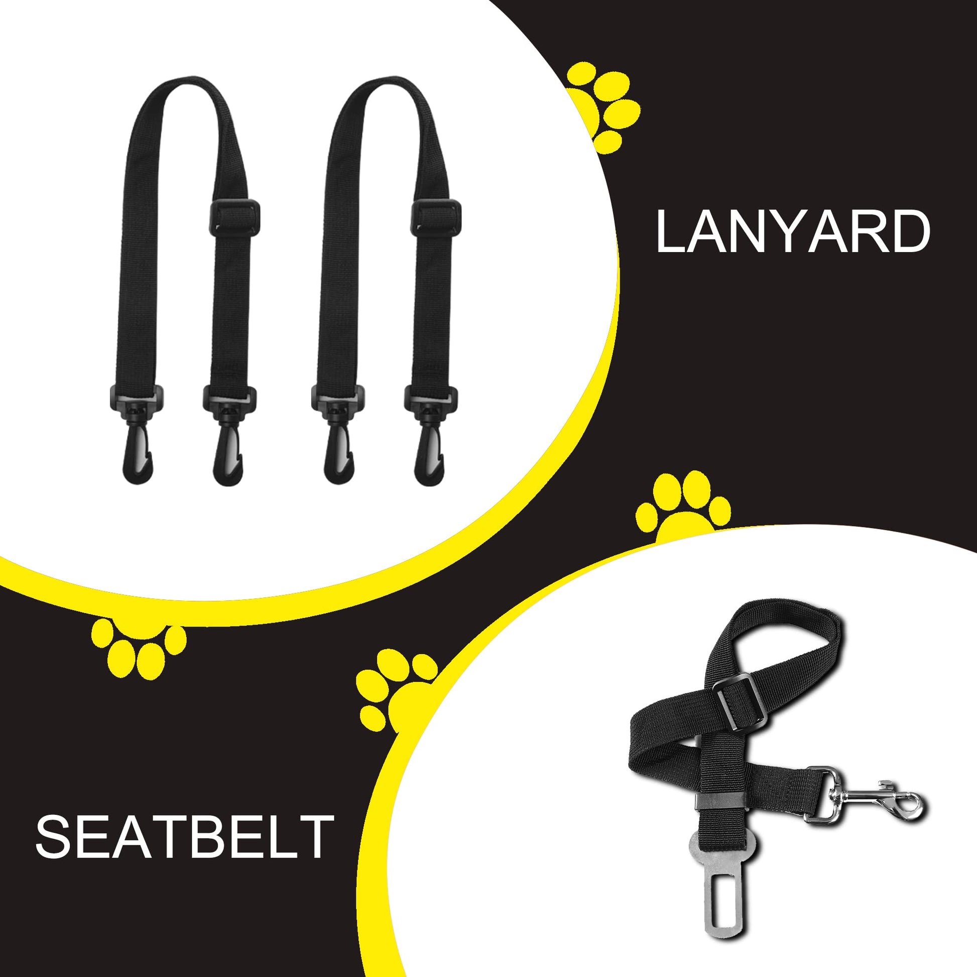 Femuar Dog Car Seat Cover, Waterproof Nonslip Pet Seat Cover for Seat