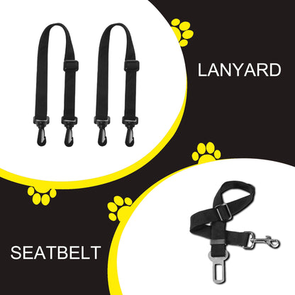 Femuar Dog Car Seat Cover, Waterproof Nonslip Pet Seat Cover for Seat