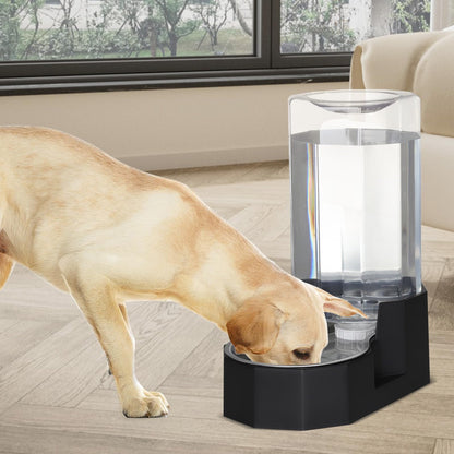 Sfozstra Large Dog Water Dispenser: Large Capacity Gravity Water Bowl