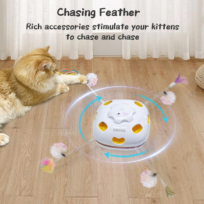 ORSDA 14PCS Cat Feather Toys Replacement Interactive Kitten Toys