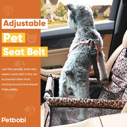 Petbobi Small Dog Car Seat, Dog Car Booster Seat