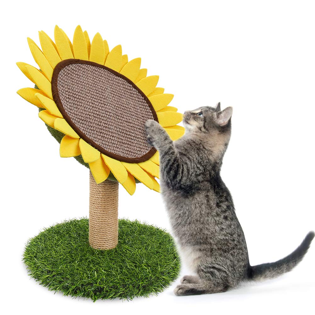 Cat Scratching Posts for Indoor Cats, Cute Flower Cat Tree, Toy